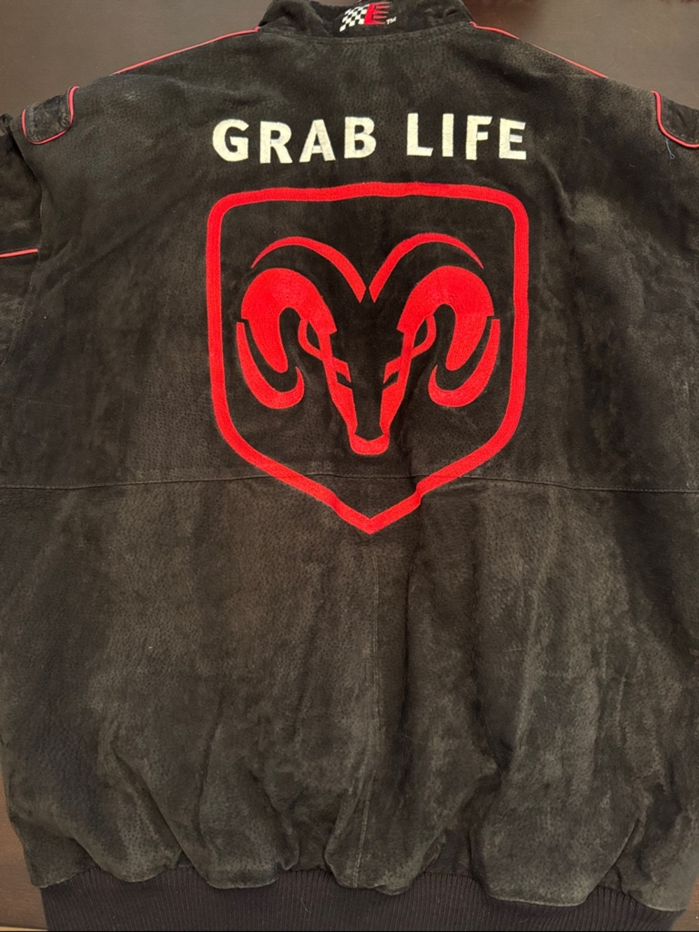 Dodge Dealers Black suede Racing Jacket - Kasey Kahne #9 - Picture 5 of 8